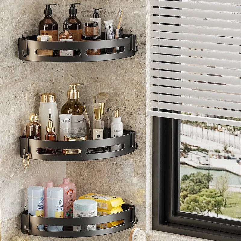 No-Drill Shower Shelf Set