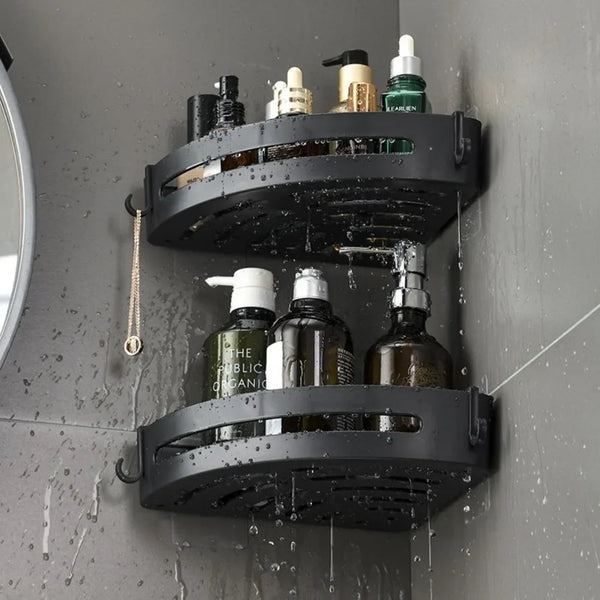 No-Drill Shower Shelf Set